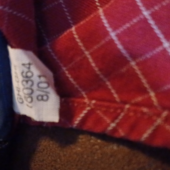 TOMMY JEANS, LONG SLEEVE, FRONT POCKET, WITH VELCRO, NICE BUTTON DOWN. 16.5 NECK - Picture 9 of 9